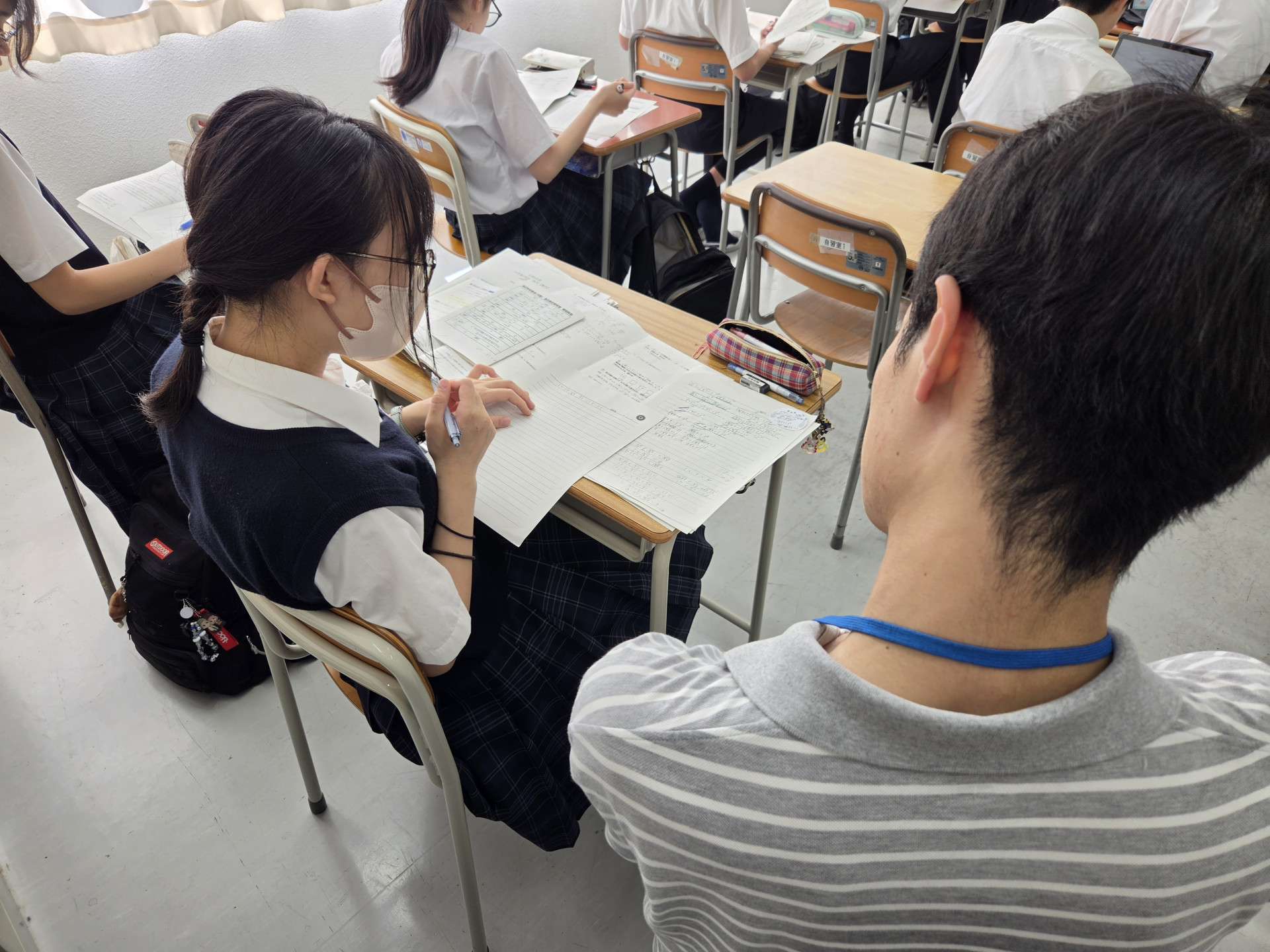 ７月９日の様子② 質問の様子